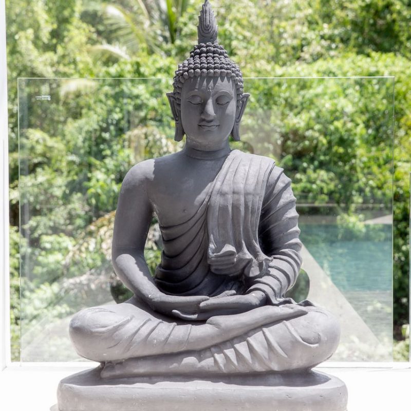 Buddha image at Villa Banana Fan, a 2 bedroom luxury, ocean view villa located in Zog Villa Estate, Maenam,, Koh Samui