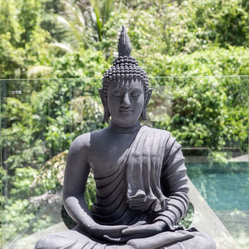 Buddha image at Villa Banana Fan, a 2 bedroom luxury, ocean view villa located in Zog Villa Estate, Maenam,, Koh Samui