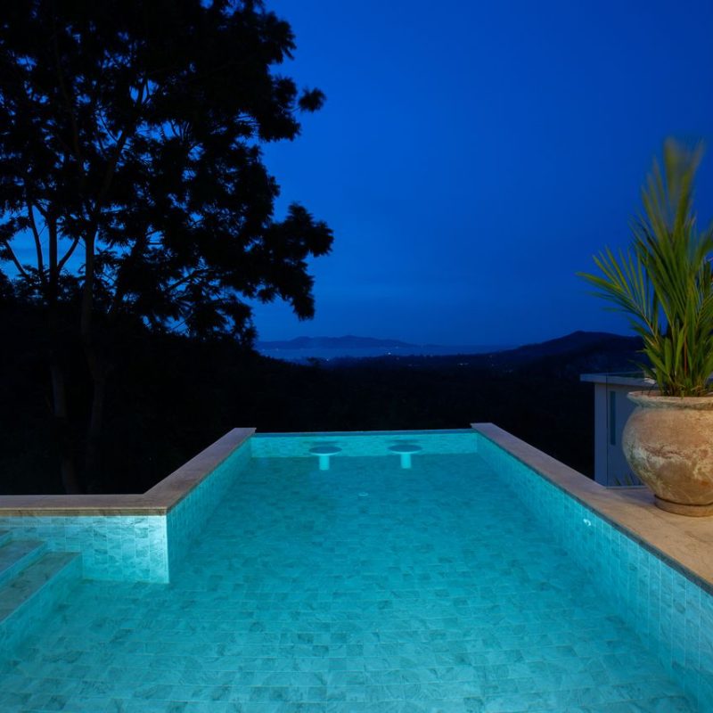 Swimming pool at Villa Banana Fan, a 2 bedroom luxury, ocean view villa located in Zog Villa Estate, Maenam,, Koh Samui