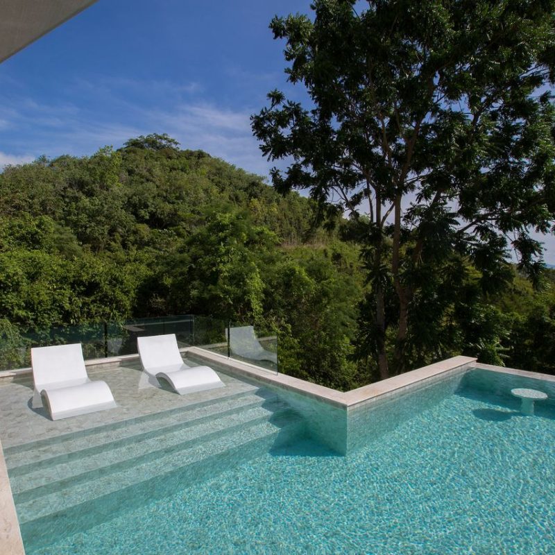 Swimming pool at Villa Banana Fan, a 2 bedroom luxury, ocean view villa located in Zog Villa Estate, Maenam,, Koh Samui