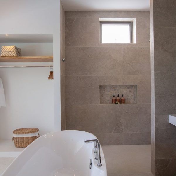 Bathroom at Villa Bougainvillea, a 4 bedroom luxury, ocean view villa located in Zog Villa Estate, Maenam,, Koh Samui