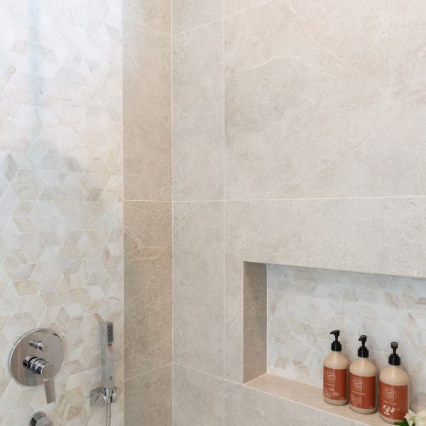 Bathroom at Villa Bougainvillea, a 4 bedroom luxury, ocean view villa located in Zog Villa Estate, Maenam,, Koh Samui