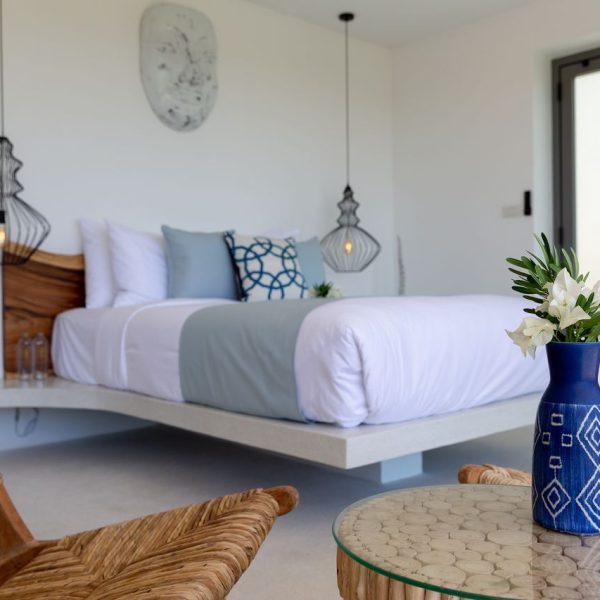 Bedroom at Villa Bougainvillea, a 4 bedroom luxury, ocean view villa located in Zog Villa Estate, Maenam,, Koh Samui