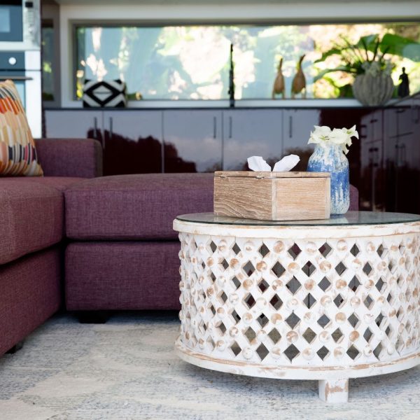 Living room at Villa Bougainvillea, a 4 bedroom luxury, ocean view villa located in Zog Villa Estate, Maenam,, Koh Samui