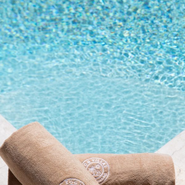 Pool details at Villa Bougainvillea, a 4 bedroom luxury, ocean view villa located in Zog Villa Estate, Maenam,, Koh Samui