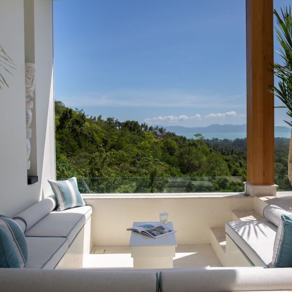 Pool Sala at Villa Bougainvillea, a 4 bedroom luxury, ocean view villa located in Zog Villa Estate, Maenam,, Koh Samui