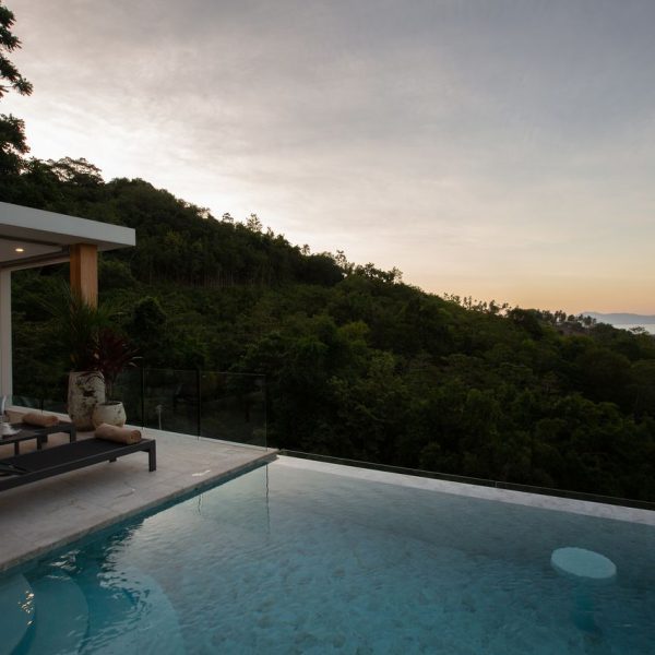 Pool Sala at Villa Bougainvillea, a 4 bedroom luxury, ocean view villa located in Zog Villa Estate, Maenam,, Koh Samui
