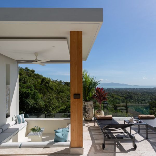 Pool Sala at Villa Bougainvillea, a 4 bedroom luxury, ocean view villa located in Zog Villa Estate, Maenam,, Koh Samui