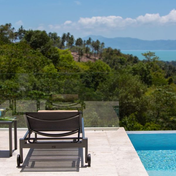 View from Villa Bougainvillea, a 4 bedroom luxury, ocean view villa located in Zog Villa Estate, Maenam,, Koh Samui
