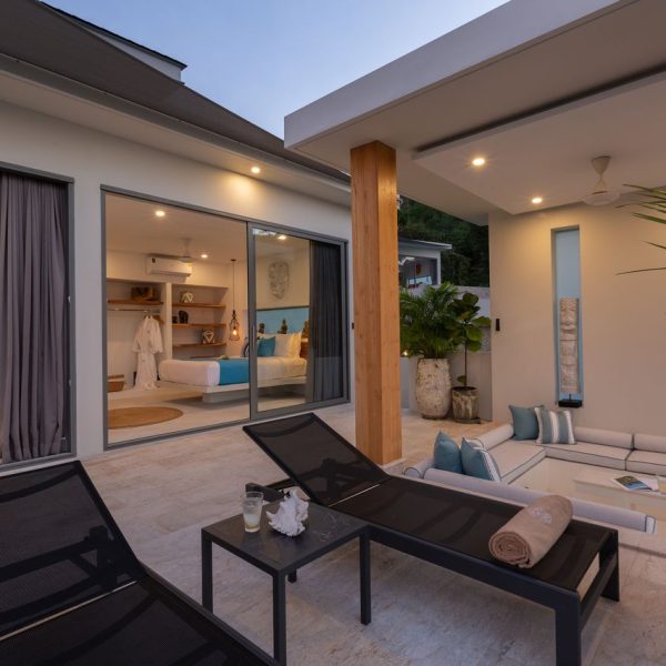 Villa Bougainvillea, a 4 bedroom luxury, ocean view villa located in Zog Villa Estate, Maenam,, Koh Samui