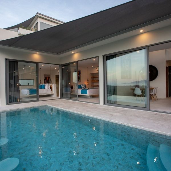 Villa Bougainvillea, a 4 bedroom luxury, ocean view villa located in Zog Villa Estate, Maenam,, Koh Samui
