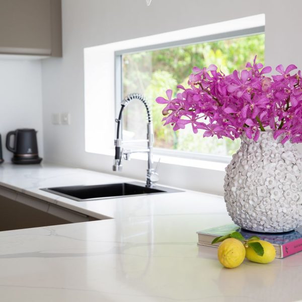 Kitchen at Villa Orchid, a 3 bedroom luxury, ocean view villa located in Zog Villa Estate, Maenam, Koh Samui